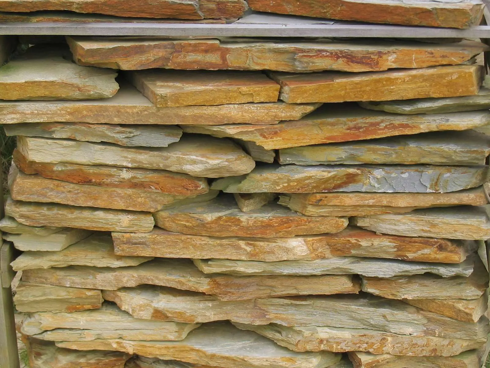 Lajas de piedra de cuarcita