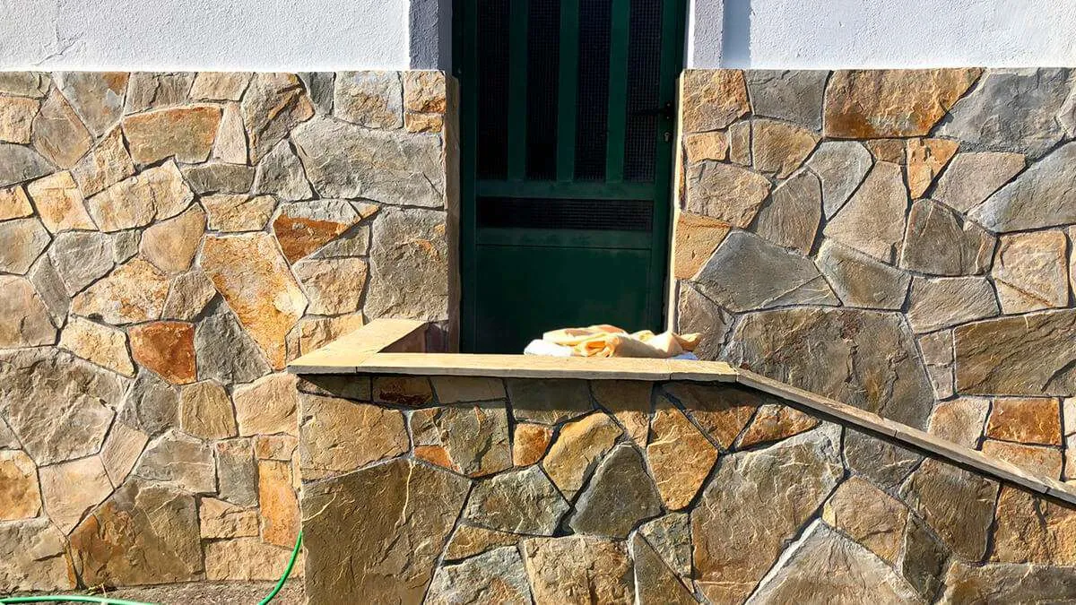 Laja fina puesta para aislar la humedad 2.